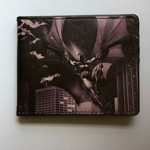 Buckle-Down Black and Purple Batman Wallet